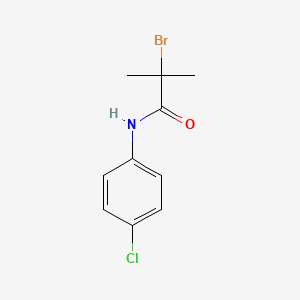 molecular formula C10H11BrClNO B1339394 2-bromo-N-(4-chlorophenyl)-2-methylpropanamide 