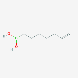 molecular formula C7H15BO2 B13394001 Hept-6-enylboronic acid 