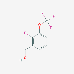 molecular formula C8H6F4O2 B1339402 2-Fluoro-3-(trifluoromethoxy)benzyl alcohol CAS No. 86256-43-1