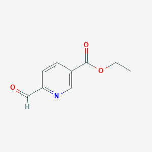 molecular formula C9H9NO3 B1339407 Ethyl 6-formylnicotinate CAS No. 20857-31-2