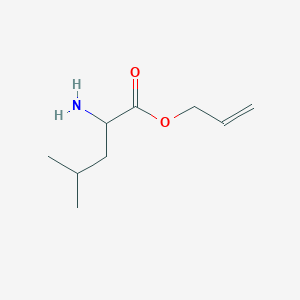 molecular formula C9H17NO2 B1339408 L-Leucine allyl ester 