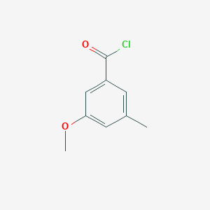 molecular formula C9H9ClO2 B1339416 3-Methoxy-5-methylbenzoyl chloride CAS No. 96227-40-6