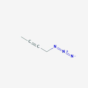molecular formula C4H5N3 B1339418 1-Azidobut-2-yne CAS No. 105643-77-4