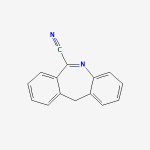 molecular formula C15H10N2 B1339421 11H-Dibenzo[b,e]azepine-6-carbonitrile CAS No. 80012-69-7