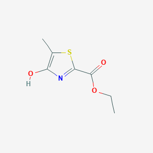 molecular formula C7H9NO3S B1339446 Ethyl 4-hydroxy-5-methyl-1,3-thiazole-2-carboxylate CAS No. 133833-93-9