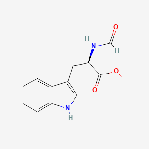 molecular formula C13H14N2O3 B1339447 (R)-Methyl 2-formamido-3-(1H-indol-3-yl)propanoate CAS No. 134781-88-7