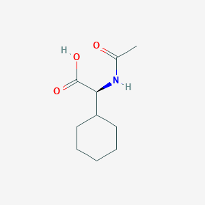 molecular formula C10H17NO3 B1339451 (S)-Acetylaminocyclohexylacetic acid CAS No. 78781-84-7