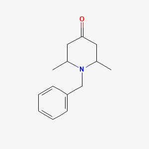 molecular formula C14H19NO B1339454 1-Benzyl-2,6-dimethylpiperidin-4-one CAS No. 32941-09-6