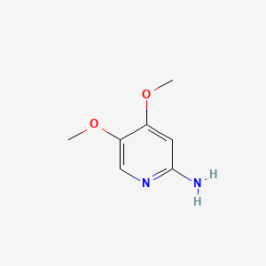 molecular formula C7H10N2O2 B1339457 4,5-Dimethoxypyridin-2-amine CAS No. 1000843-61-7