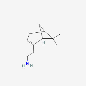 molecular formula C11H19N B1339462 2-(6,6-Dimethyl-bicyclo[3.1.1]hept-2-EN-2-YL)-ethylamine CAS No. 13296-30-5