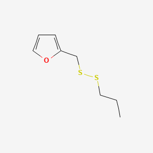 molecular formula C8H12OS2 B1339463 呋喃基丙基二硫化物 CAS No. 252736-36-0