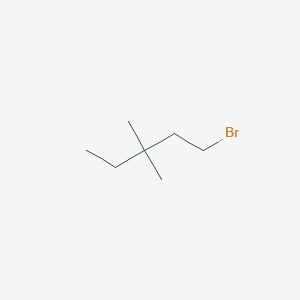 molecular formula C7H15B B1339466 1-Bromo-3,3-dimethylpentane CAS No. 6188-50-7
