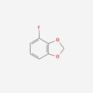 molecular formula C7H5FO2 B1339467 4-氟苯并[d][1,3]二噁烷 CAS No. 943830-74-8