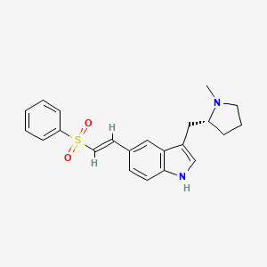 (R)-3-((1-Methylpyrrolidin-2-yl)methyl)-5-(2-(phenylsulfonyl)vinyl)-1H-indole