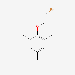 molecular formula C11H15BrO B1339486 2-(2-Bromoethoxy)-1,3,5-trimethylbenzene CAS No. 94839-66-4