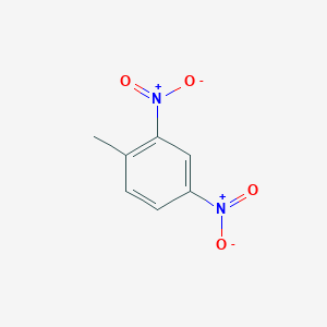 molecular formula C7H6N2O4<br>C6H3CH3(NO2)2<br>C7H6N2O4 B133949 2,4-Dinitrotoluene CAS No. 121-14-2