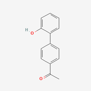 molecular formula C14H12O2 B1339493 1-(2'-Hydroxy-[1,1'-biphenyl]-4-yl)ethanone CAS No. 21849-93-4