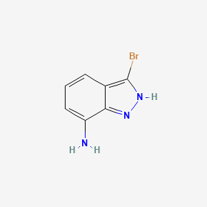molecular formula C7H6BrN3 B1339496 3-Bromo-1H-indazol-7-amine CAS No. 316810-90-9