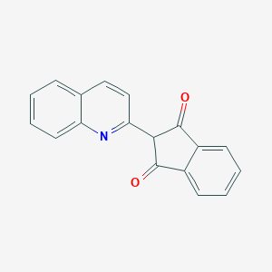 molecular formula C18H11NO2 B133950 Quinoline Yellow CAS No. 8003-22-3
