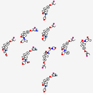 molecular formula C233H308F9N13O29 B13395056 PTB7-Th 