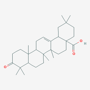 molecular formula C30H46O3 B13395066 Olean-12-en-28-oicacid, 3-oxo-;3-Oxooleanolic acid;3-Ketooleanolic Acid 