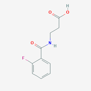 molecular formula C10H10FNO3 B1339511 N-(2-Fluorobenzoyl)-beta-alanine CAS No. 440341-60-6