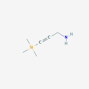 molecular formula C6H13NSi B1339512 3-(Trimethylsilyl)prop-2-yn-1-amine CAS No. 70052-55-0