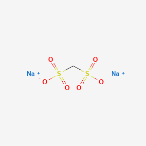 molecular formula CH2Na2O6S2 B1339517 二甲烷二磺酸二钠 CAS No. 5799-70-2
