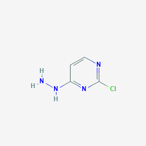 molecular formula C4H5ClN4 B1339531 2-氯-4-肼基嘧啶 CAS No. 52476-87-6