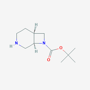 molecular formula C11H20N2O2 B1339535 cis-8-Boc-3,8-diazabicyclo[4.2.0]octane CAS No. 370881-00-8