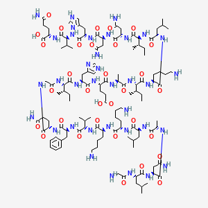 molecular formula C122H202N36O32 B13395525 Pseudin-2 