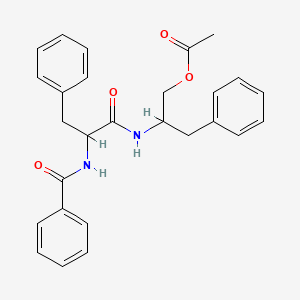 molecular formula C27H28N2O4 B13395531 Aurantiamide acetate 