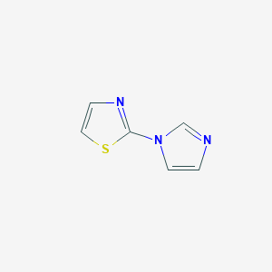 molecular formula C6H5N3S B1339554 2-(1H-imidazol-1-yl)thiazole CAS No. 446287-13-4