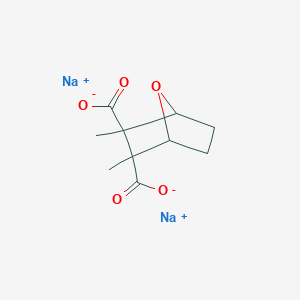 molecular formula C10H12Na2O5 B13395555 Disodium;2,3-dimethyl-7-oxabicyclo[2.2.1]heptane-2,3-dicarboxylate 