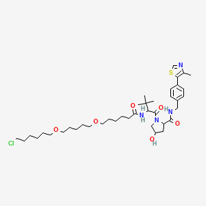 molecular formula C39H61ClN4O6S B13395631 VHL Ligand-Linker Conjugates 11 