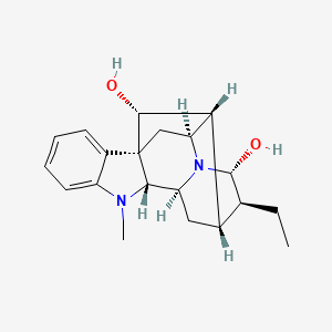 molecular formula C20H26N2O2 B13395676 Ajmalan-17,21-diol 