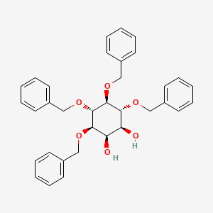 molecular formula C34H36O6 B1339568 1-O,4-O,5-O,6-O-Tetrabenzyl-D-myo-inositol 