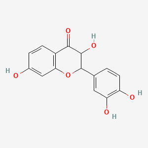 molecular formula C15H12O6 B13395739 Tetrahydroxyflavanone CAS No. 101849-13-2