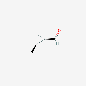 molecular formula C5H8O B13395743 (1R,2S)-2-Methylcyclopropane-1-carbaldehyde 