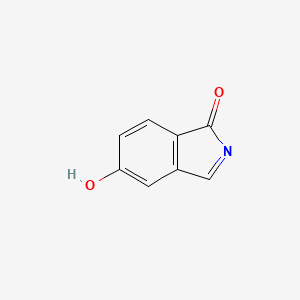 molecular formula C8H5NO2 B13395775 5-Hydroxy-1H-isoindol-1-one 