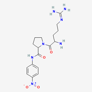 molecular formula C17H25N7O4 B13395809 L-Arg-Pro-pNA 
