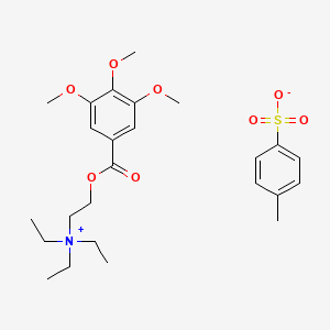 molecular formula C25H37NO8S B1339581 Troxonium tosylate CAS No. 391-70-8