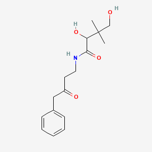 molecular formula C16H23NO4 B13395832 2,4-dihydroxy-3,3-dimethyl-N-(3-oxo-4-phenylbutyl)butanamide 