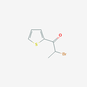 molecular formula C7H7BrOS B1339586 2-溴-1-(噻吩-2-基)丙烷-1-酮 CAS No. 75815-46-2