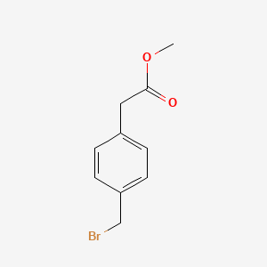 molecular formula C10H11BrO2 B1339589 Methyl 4-(bromomethyl)phenylacetate CAS No. 7398-42-7
