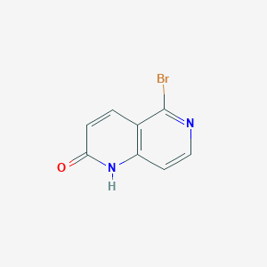 molecular formula C8H5BrN2O B1339591 5-溴-1,6-萘啶-2(1H)-酮 CAS No. 105276-96-8