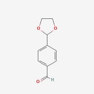 molecular formula C10H10O3 B1339594 4-(1,3-Dioxolan-2-yl)benzaldehyde CAS No. 40681-88-7