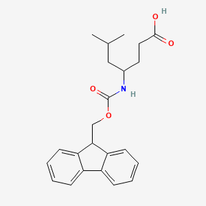 molecular formula C23H27NO4 B13395956 Fmoc-gamma-L-leucine 