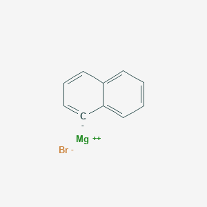 molecular formula C10H7BrMg B13395980 magnesium;1H-naphthalen-1-ide;bromide 