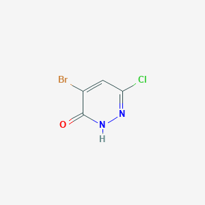 4-Bromo-6-chloropyridazin-3(2H)-one